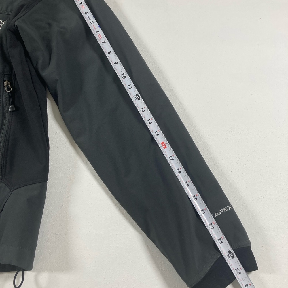 The North Face Jacket Men’s M Black TNF Apex Full Zip Softshell Outdoor Hiking - Picture 15 of 16